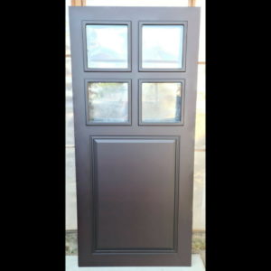 4 glass and 1 single panel hdhmr door