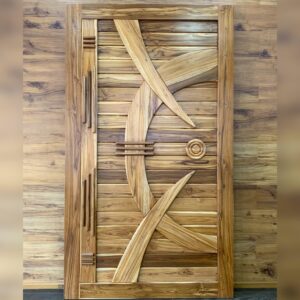 Teak Wood 3D Door