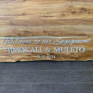 Acrylic and Wooden Signage