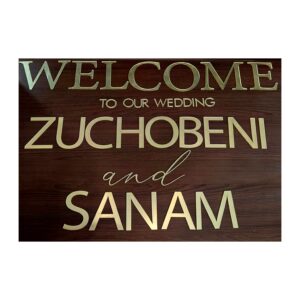 Gold Acrylic Signage