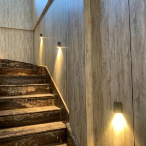 Wall Panelling with Stainless Steel Profiles